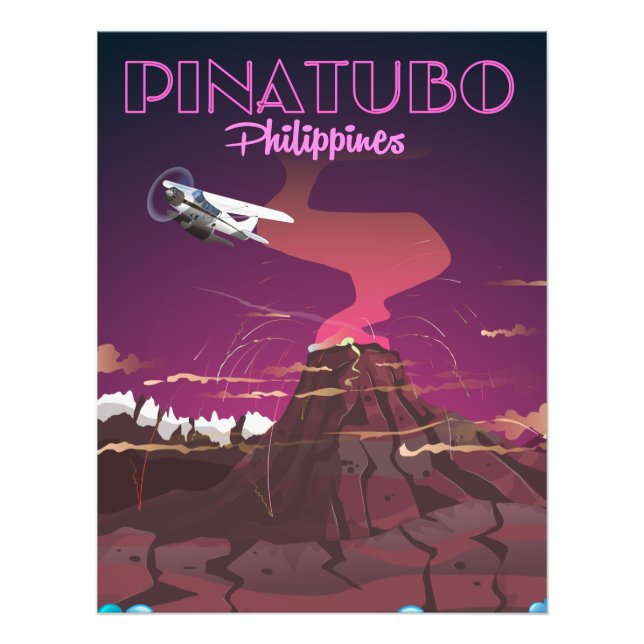 Mount Pinatubo, Philippines Photo Print (Front)