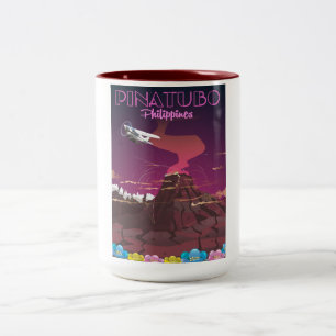 Mount Pinatubo, Philippines Two-Tone Coffee Mug