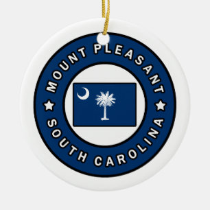 Mount Pleasant South Carolina Ceramic Ornament