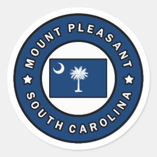 Mount Pleasant South Carolina Classic Round Sticker