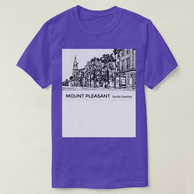 Mount Pleasant South olina T-Shirt (Design Front)