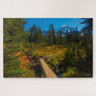 Mount Rainer, Spray Park autumn Jigsaw Puzzle