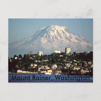 Mount Rainer, Washington postcard