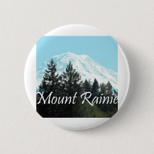 Mount Rainier 6 Cm Round Badge