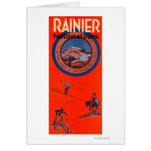 Mount Rainier Advertising Poster