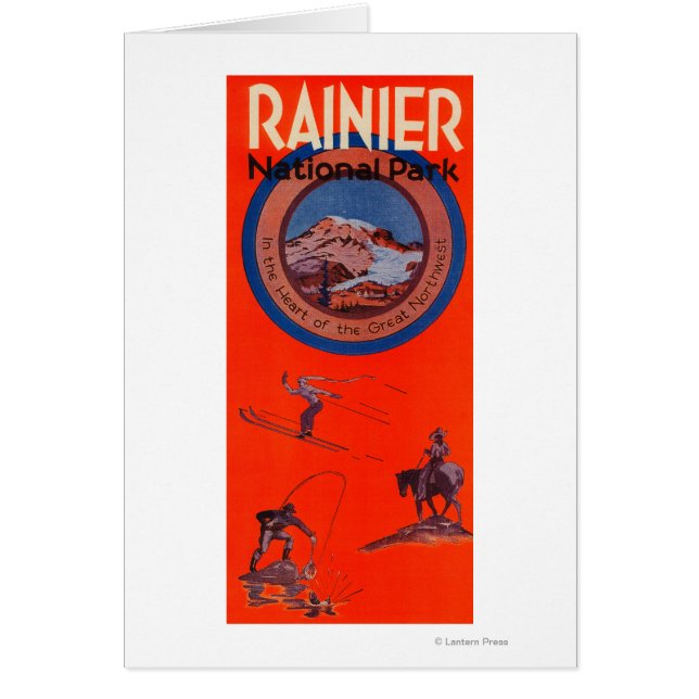 Mount Rainier Advertising Poster (Front)