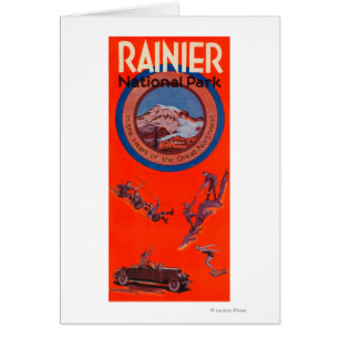 Mount Rainier Advertising Poster 2