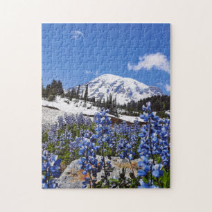 Mount Rainier at Paradise Point Jigsaw Puzzle