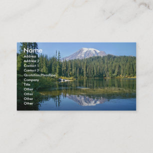 Mount Rainier business card.. Card
