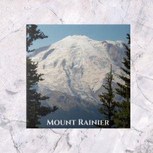Mount Rainier Cascade Mountain Peak Ceramic Tile