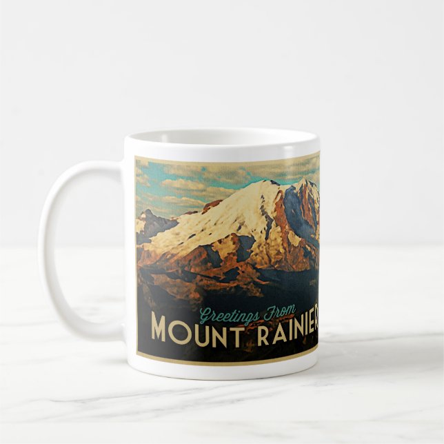Mount Rainier Coffee Mug (Left)