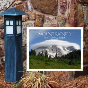Mount Rainier Encircled by Cloud, Mount Rainier NP Postcard