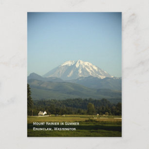 Mount Rainier in Summer Postcard
