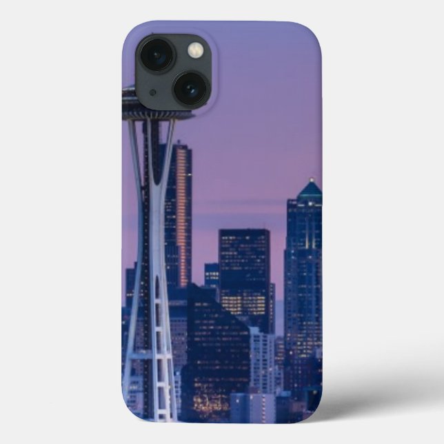 Mount Rainier in the background. Case-Mate iPhone Case (Back)