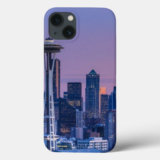Mount Rainier in the background. Case-Mate iPhone Case (Back)