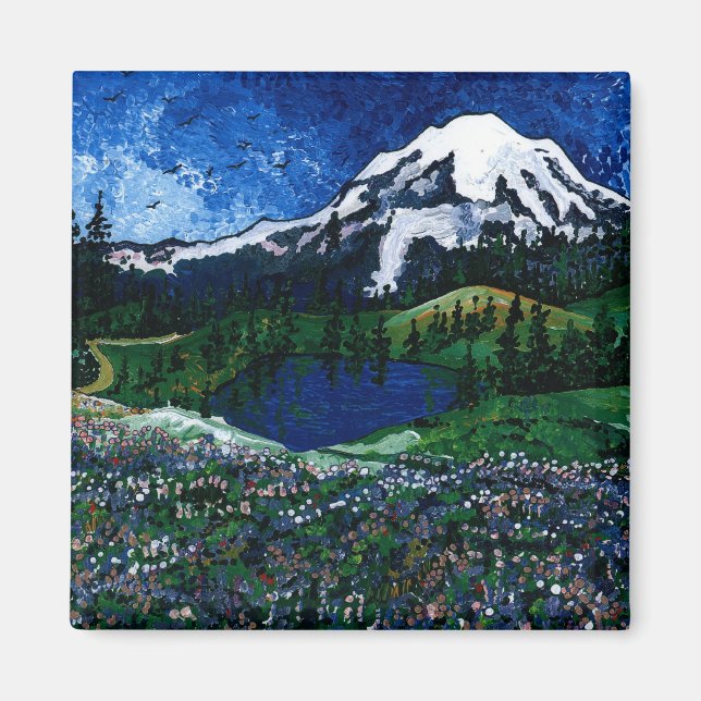 Mount Rainier Magnet (Front)