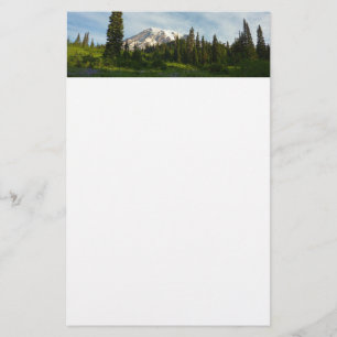 Mount Rainier Morning Light Stationery