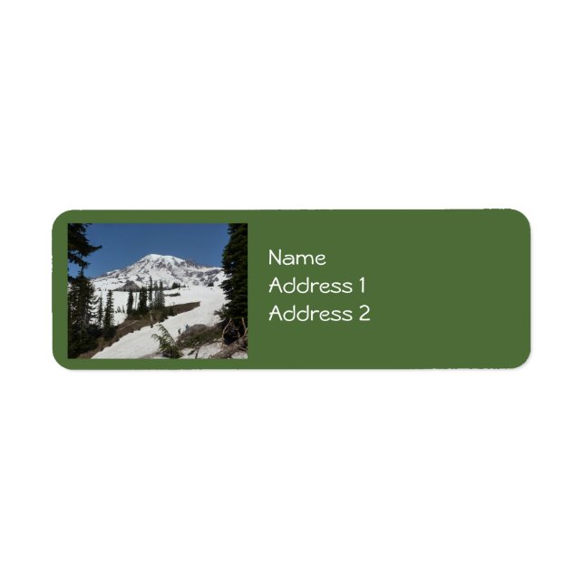 Mount Rainier N.P. (Paradise) Return Address Label (Front)