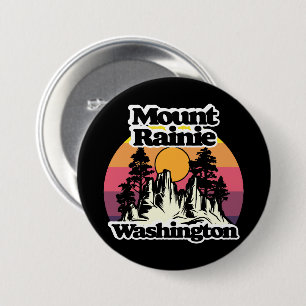 Mount Rainier National Park 7.5 Cm Round Badge