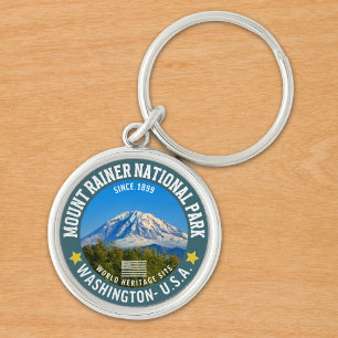 Mount Rainier National Park – Adventure Souvenir Key Ring