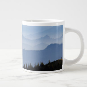 Mount Rainier National Park   Cascade Mountains Large Coffee Mug