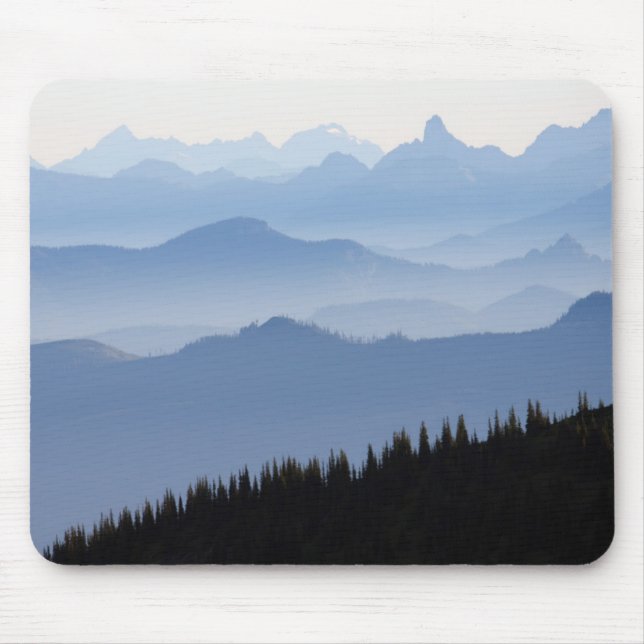 Mount Rainier National Park | Cascade Mountains Mouse Pad (Front)