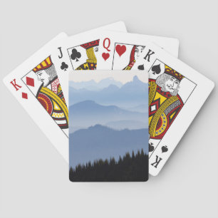 Mount Rainier National Park   Cascade Mountains Playing Cards