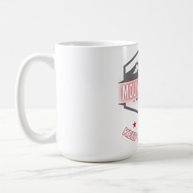 Mount Rainier National Park Coffee Mug (Left)