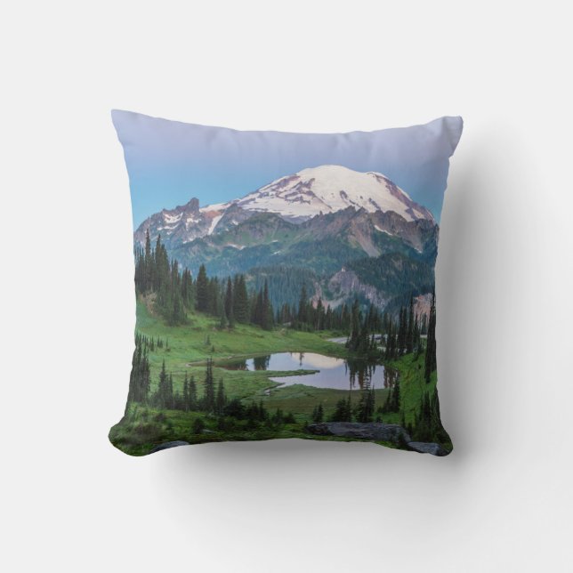 Mount Rainier National Park Cushion (Front)