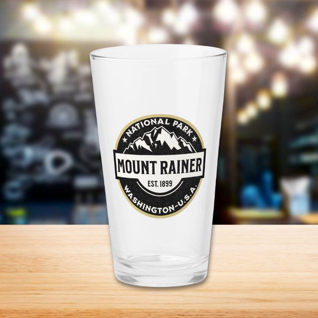 Mount Rainier National Park High-altitude Emblem Glass (Creator Uploaded)