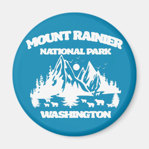 Mount Rainier National Park Magnet