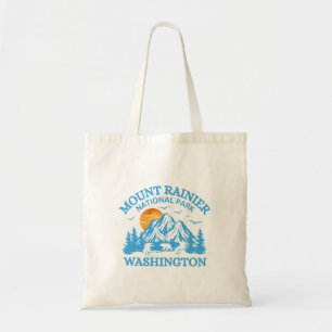 mount rainier national park Men's Basic T-Shirt Tote Bag