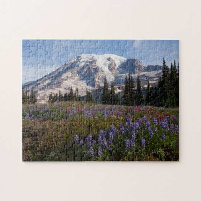 Mount Rainier National Park, Mount Rainier 3 Jigsaw Puzzle (Horizontal)