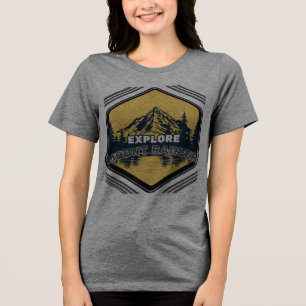 Mount Rainier National Park Tri-Blend Shirt