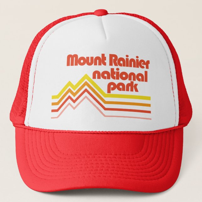 Mount Rainier,National Park Trucker Hat (Front)