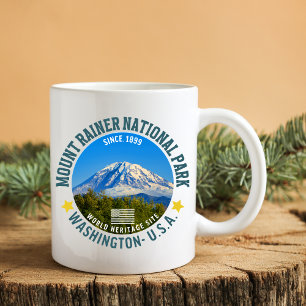 Mount Rainier National Park – Washington Hiking Coffee Mug