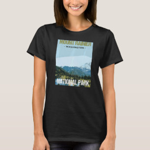 Mount Rainier National Park Washington Poster T-Shirt