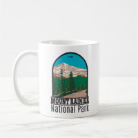 Mount Rainier National Park Washington Vintage