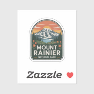 Mount Rainier National Park Wildflower Badge