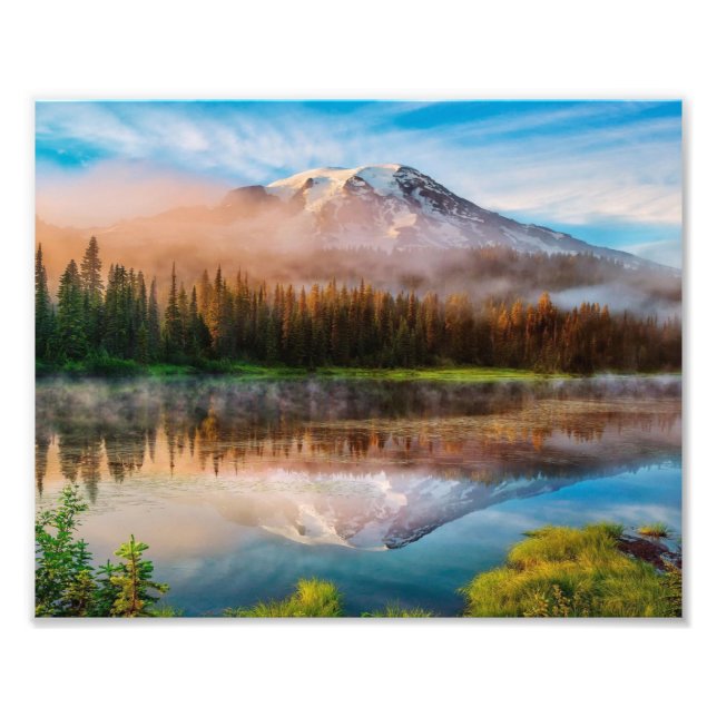 Mount Rainier Photo Print (Front)