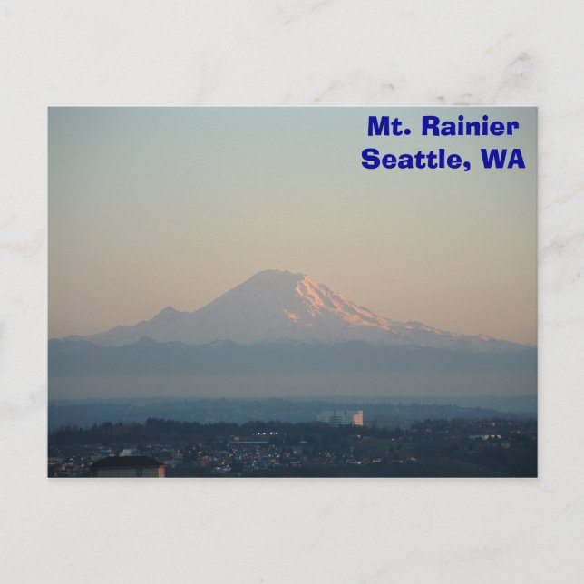 Mount Rainier Postcard (Front)