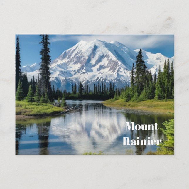 Mount Rainier Postcard (Front)