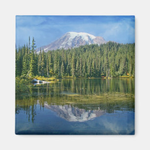 Mount Rainier reflection Magnet