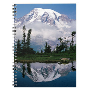 Mount Rainier relected in a mountain tarn Notebook
