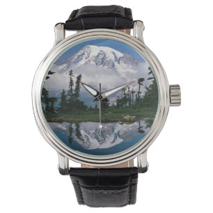 Mount Rainier relected in a mountain tarn Watch