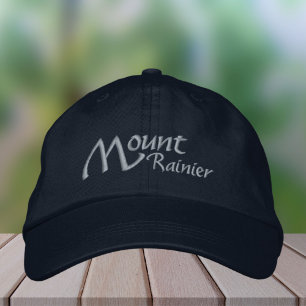 Mount Rainier Seattle washington Embroidered Hat