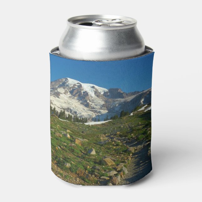 Mount Rainier Skyline Trail Can Cooler (Can Front)