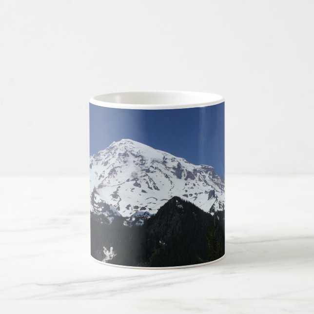 Mount Rainier Snowy Mountain Mug (Center)