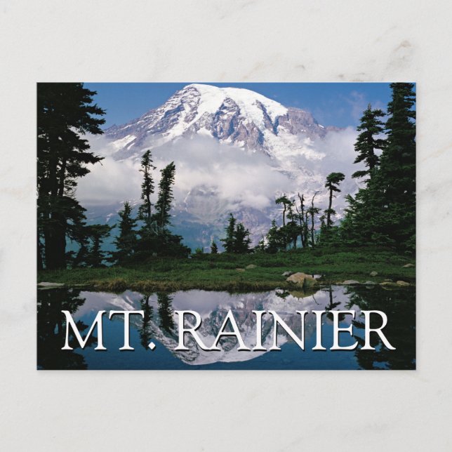 Mount Rainier | Thank You Postcard (Front)