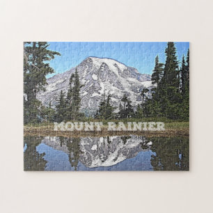 Mount Rainier - Washington State Jigsaw Puzzle